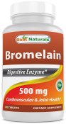 (image for) Best Naturals Bromelain 500 mg 120 Tablets