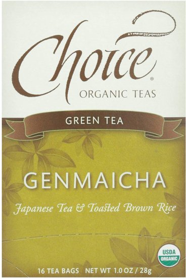 (image for) Choice Organic Green Tea Genmaicha w/Toasted Brown Rice 16 Bags