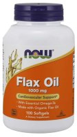 Now Foods Flax Oil Organic 1000 mg 100 Sgels