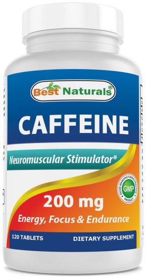 (image for) Best Naturals Caffeine 200 mg 120 Tablets