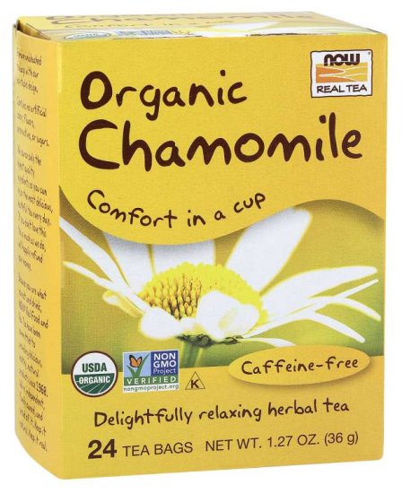 (image for) Now Foods Chamomile Tea Bags Organic 24 Bags