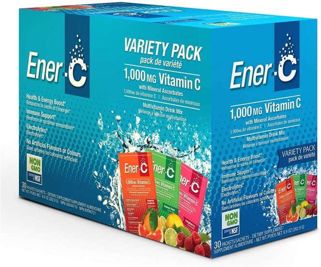 (image for) Ener-C Variety Flavor Mix 1000 Mg 30 Packets