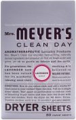 Mrs. Meyer's Clean Day Dryer Sheets Lavender 80 ct