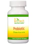 Biotech Nutritions Probiotic 24 Billion CFU Per Serving 60 ct