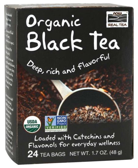 (image for) Now Foods Black Tea Bags Organic 24 Bags