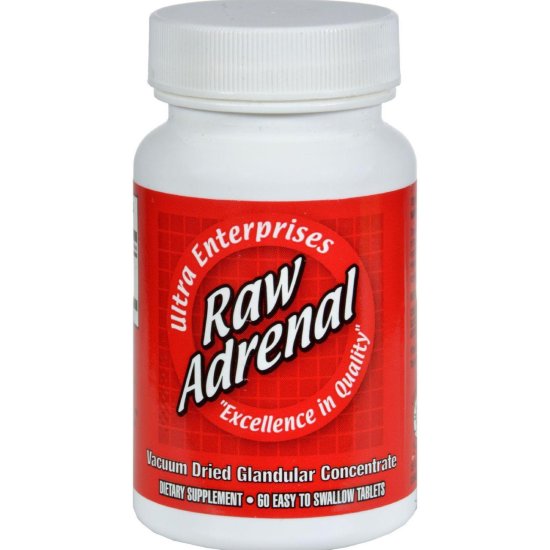 (image for) Ultra Glandulars Raw Adrenal 200mg 60ct