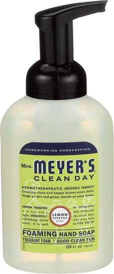 (image for) Mrs Meyer\'s Foaming Hand Soap Lemon Verbena 10 oz