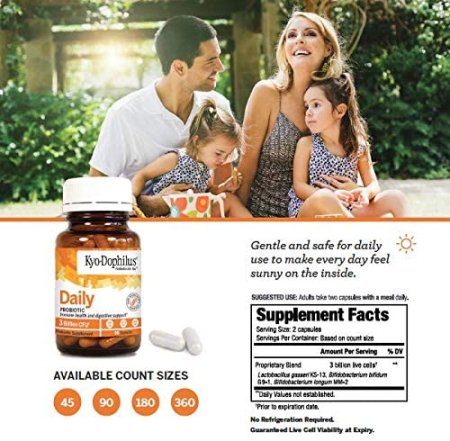 (image for) Kyolic Kyo-Dophilus Daily Probiotic 90 Capsules