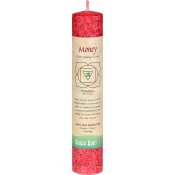 Aloha Bay Chakra Pillar Candle Money 8"