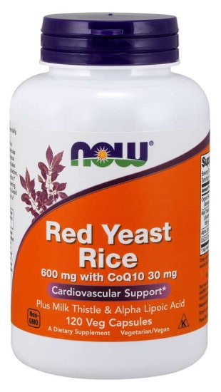 (image for) Red Yeast Rice 600 mg 120 Veg Capsules