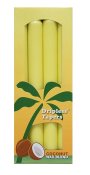 Aloha Bay Palm Tapers Yellow 4 Count