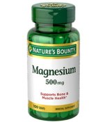 (image for) Nature's Bounty Magnesium 500mg 100 Count