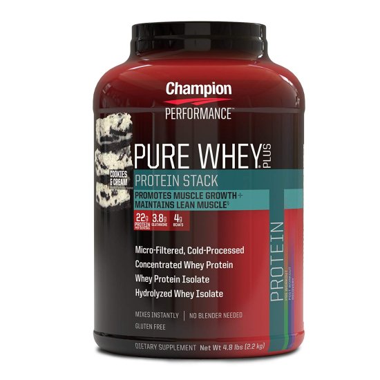 (image for) Champion Nutrition Pure Whey Plus Cookie Cream 4.8 lb