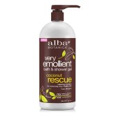 Very Emollient Bath and Shower Gel Coconut Rescue 32 oz