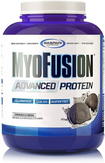 (image for) Gaspari Nutrition MyoFusion Advanced Protein Cookie & Cream 4 lbs