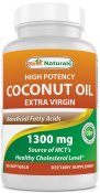 Best Naturals High Potency Coconut Oil 1300 mg 90 Softgels