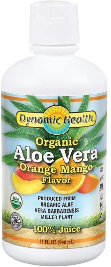 (image for) Dynamic Health Aloe Vera Juice Orange Mango 32floz