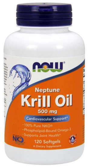 (image for) Now Foods Neptune Krill Oil 500 mg 120 Softgels