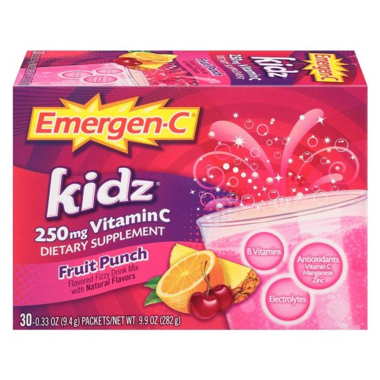 (image for) Emergen-C Kidz Fruit Punch 30 Packets