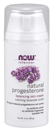 (image for) Now Foods Progesterone Cream W/Lavender 3 oz