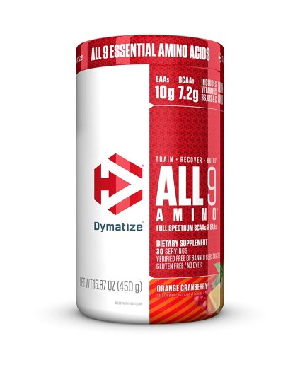 (image for) Dymatize All 9 Amino Orange Cranberry 30 Servings