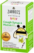 (image for) Zarbee's Naturals Baby Cough Syrup + Mucus Grape 2oz