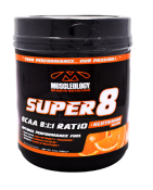 Muscleology Super 8 17 oz Orange