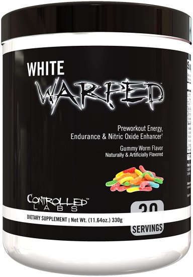 (image for) Controlled Labs White Warped Gummy Worm 30 Servings