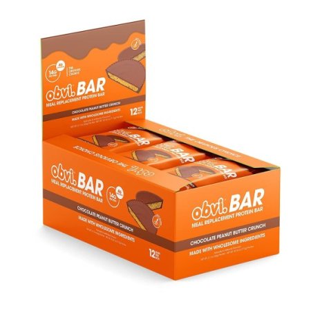 (image for) OBVI Bars Chocolate Peanut Butter 12 ct