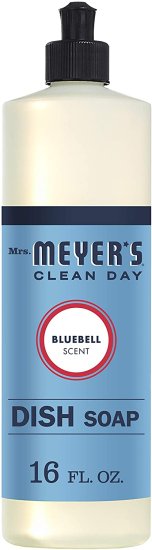 (image for) Mrs. Meyer\'s Clean Day Liquid Dish Soap Bluebell 16 oz