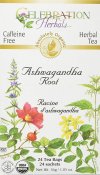 Celeberation Herbals Ashwagandha Root Organic 24 Bags