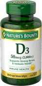 Nature's Bounty Vitamin D 2000 IU 350 Count