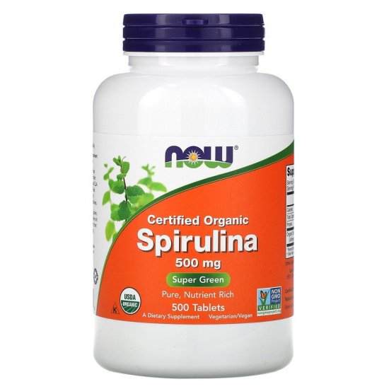 (image for) Now Foods Spirulina 500 mg - 500 Tablets