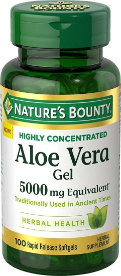 (image for) Nature\'s Bounty Aloe Vera Gel 100 Count