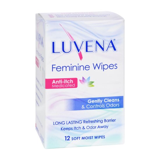 (image for) Luvena Anti-Itch Wipes Medicated 12 Count