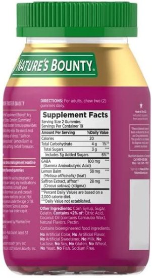 (image for) Nature\'s Bounty Stress Comfort Mood Booster 36ct