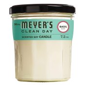 Mrs. Meyer's Clean Day Scented Soy Candle Basil 7.2 oz