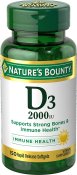 Nature's Bounty Vitamin D 2,000 IU 150 Count