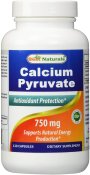 Best Naturals Calcium Pyruvate 750 mg 120 Capsules