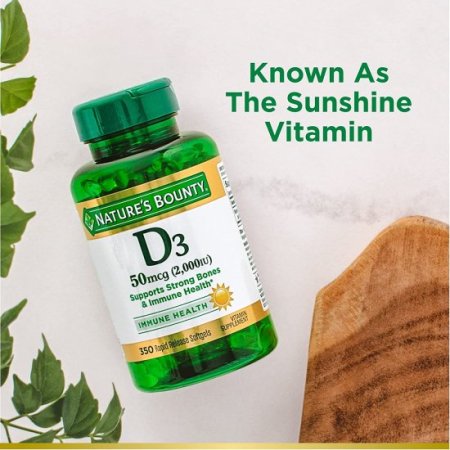 (image for) Nature's Bounty Vitamin D 2000 IU 350 Count