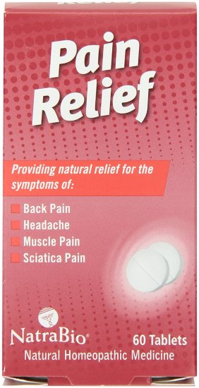 (image for) Natra Bio Pain Relief Tablets 60 Ct