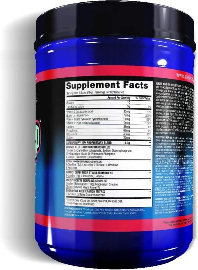 (image for) Gaspari Nutrition Super Pump Max 40 Servings Watermelon