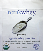 Tera's Whey Organic Grass Fed Sports Nutrition 12oz