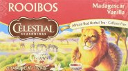 Celestial Seasonings Madagascar Vanilla African Herbal Tea 20 ct