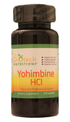 Biotech Nutritions Yohimbine HCl 120 Capsules