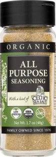 Gourmet Celtic Sea Salt Organic All Purpose Seasoning Shaker 2oz