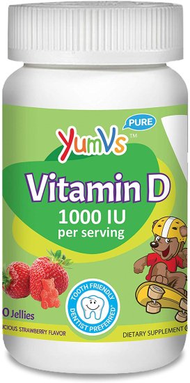 (image for) YumVs Vitamin D3 Jelly Bears Berry 60ct