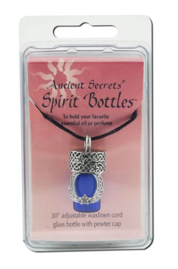 (image for) Ancient Secrets Aromatherapy Spirit Bottle Necklace Moon & Stars