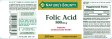 (image for) Nature's Bounty Folic Acid 800 mcg Tablets 250 Count