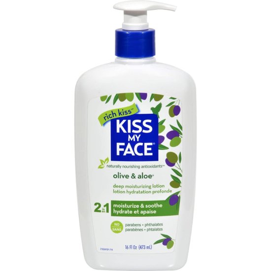 (image for) Kiss My Face Body Lotion Olive & Aloe 16 fl oz (473 ml)